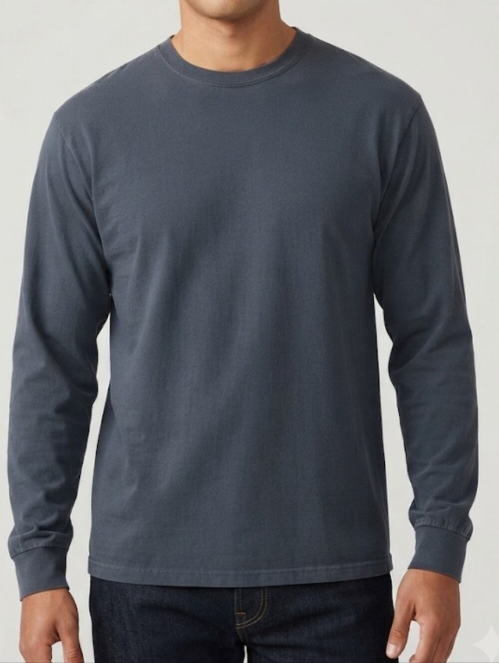 Sonoma Life Style Men’s Insignia Blue Long Sleeve 100% Cotton Shirt Size XL NWT